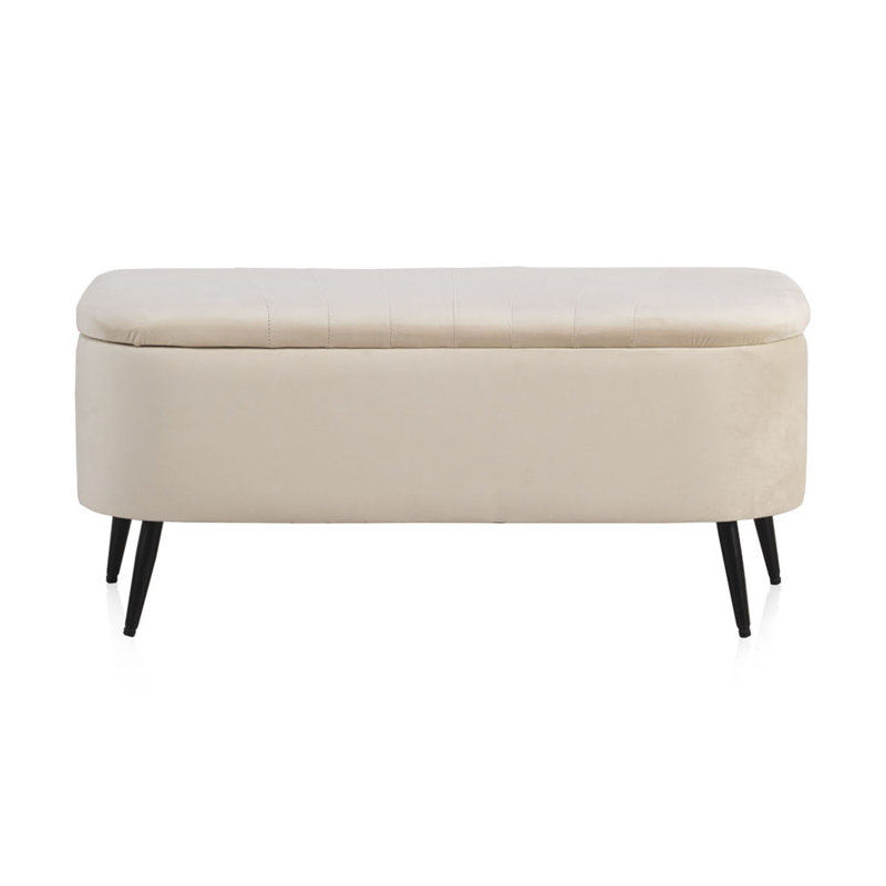 Blanchard Polyester Upholstered Storage Bench