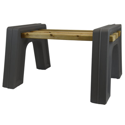 Outdoor Garden Bench Ends - Wood and Screws Not Included