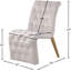 Chaise d'appoint rembourrée en velours capitonné Desroches-561642381