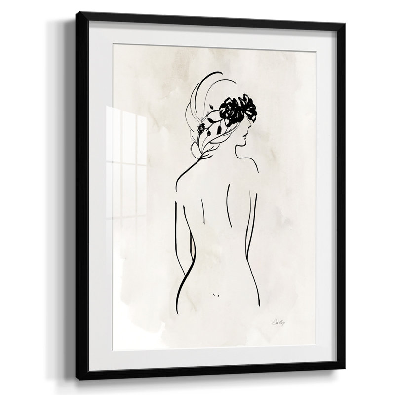 Lift Me Fly Me - Matted and Framed Under Acrylic Glass, Large Living Room Wall Art, Black Framed Paper, White