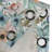 Dakota Fields Spring Floral Grommet Curtain Romantic Garden Bloom Seafoam Peach White-1878482424