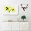 Yellow Orchid Flower in Abstract - Wrapped Canvas-55303305