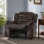 Fauteuil inclinable surdimensionné avec tissu moelleux-1255655300