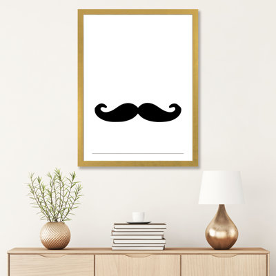 Moustache - impression d'art graphique