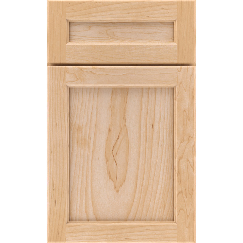 Échantillon de porte Carabel, Cirrus avec glacis noir, Érable