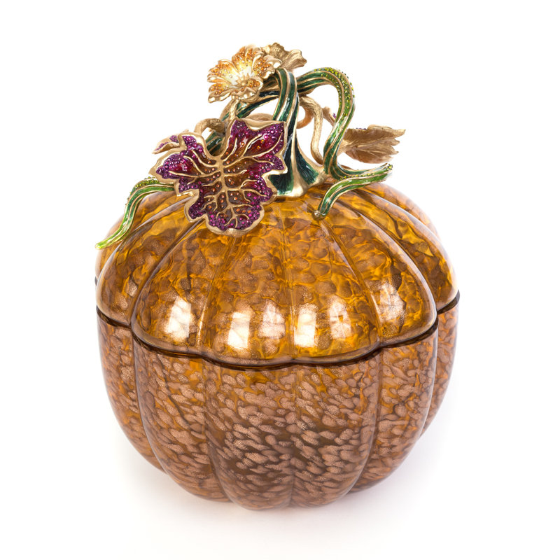Dalton Leaf & Vine Jeweled Large Glass Jar