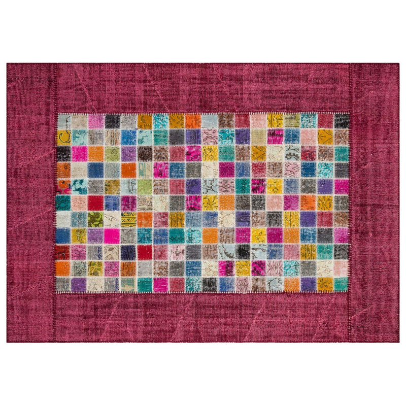 Tapis multicolore bourgogne Modern