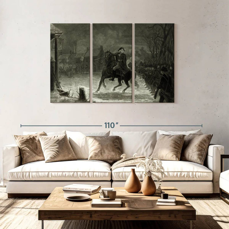 Keiri Battle Of Trenton, 48" H x 74" W