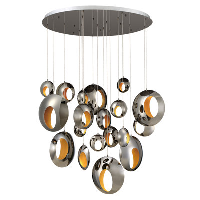 Lustre géométrique à DEL 19 lumières Arlington