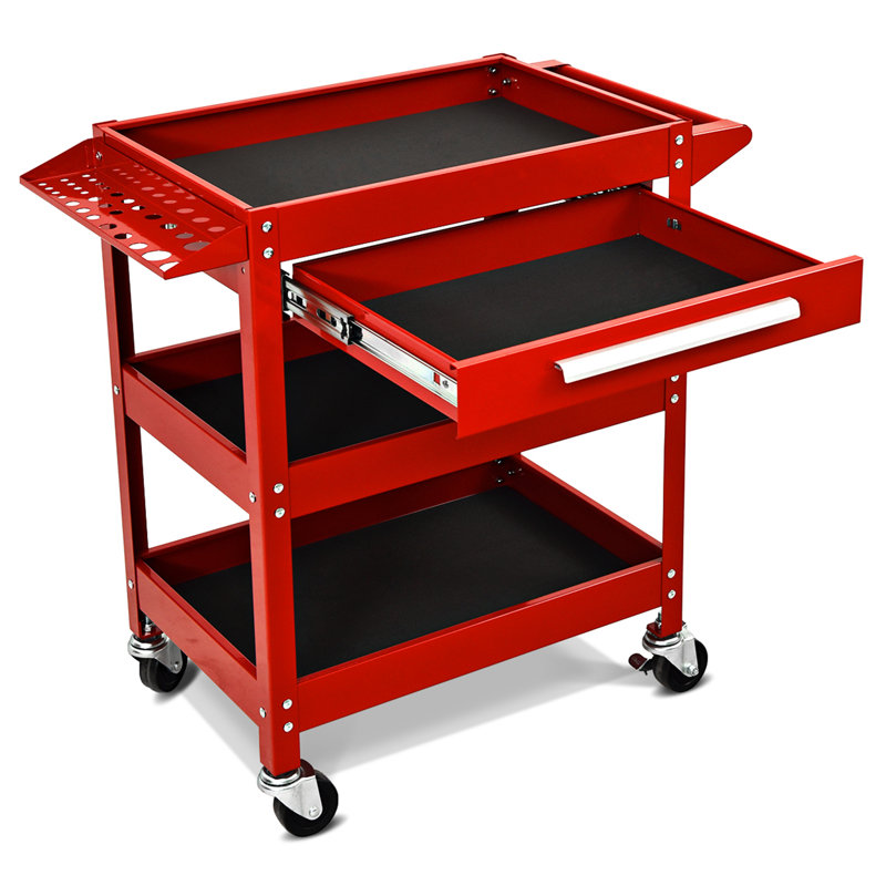 Kannapolis 80cm H x 41cm W Utility Cart with Wheels