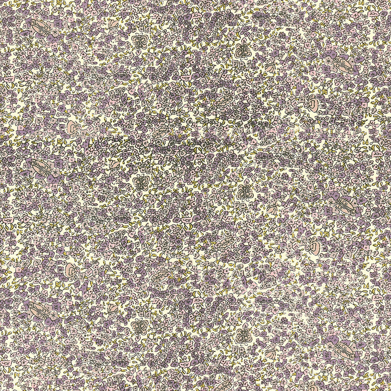 Lavender Handmade Floral Tablecloth, 59" W x 59" L