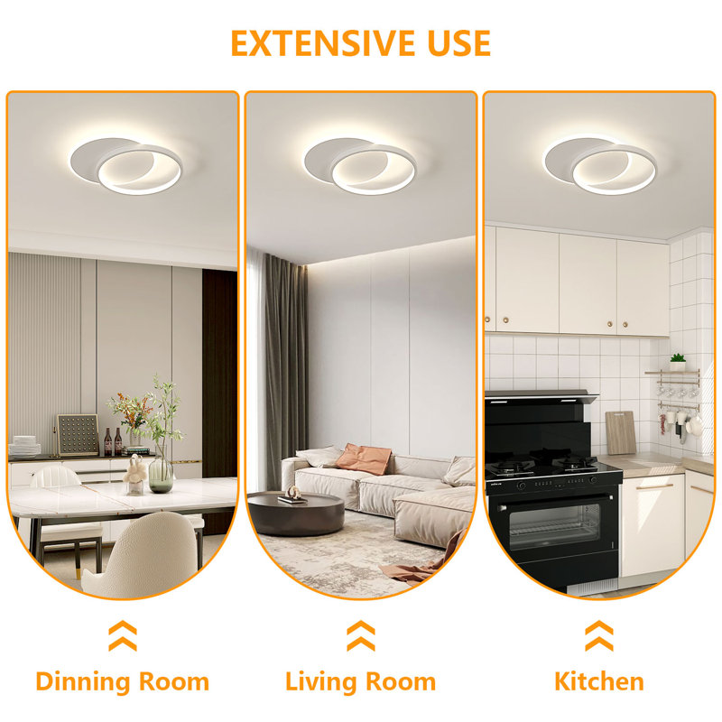 Catrease Acrylic LED Flush Mount