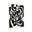Motif géométrique abstrait noir et blanc-1675847609