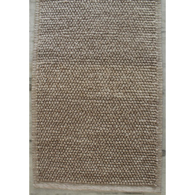 Hand Woven Cotton and Wool Area Rug