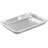 MT-960-SS – 9" X 6" Rectangular Aluminum Serving Tray, 1" Tall