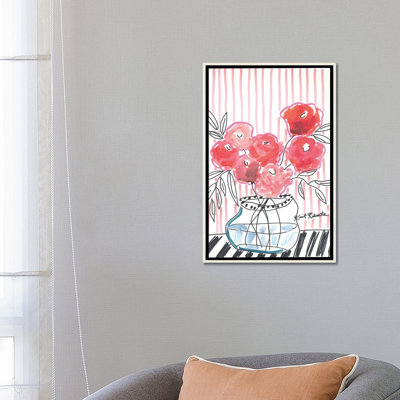 Pink Lipstick - Wall Art Print - Framed Canvas