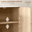 Bathroom Wall Cabinet, Wall-Mounted Medicine Cabinet, Oak