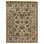 Hand Knotted Wool Oriental Area Rug in Light Green And Ivory