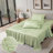 Printed Floral and Polka-Dot Ruffle Sheet Set-123176212-123176208