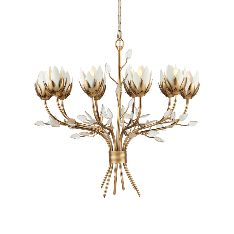 Star Magnolia Chandelier, 26.25'' H X 26.25'' W X 26.25'' D