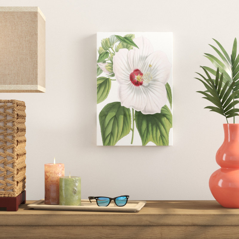 «Floral Beauty IV», peinture sur toile, H 18 po x l 12 po