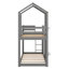 Lit superposé simple au-dessus de simple pour enfant Monhollan-569848772