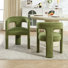 Ensemble de 2 fauteuils de salle à manger rembourrés modernes, non assemblés