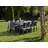 Outdoor Table Roma, Rectangular Extendable Dining Table, Rattan Effect Garden Table, 150X90H72 Cm-914903321