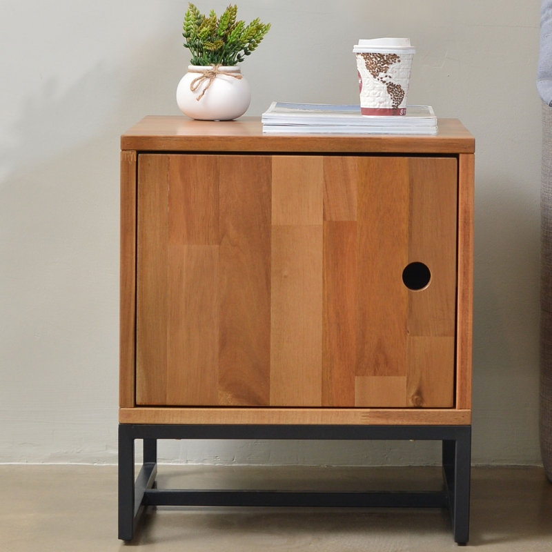 Dixson 45cm W Manufactured Wood Bedside Table