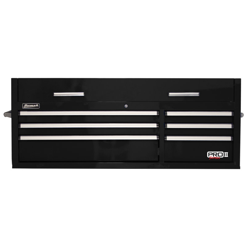 Commode à outils à 6 tiroirs l 54 ", Noir