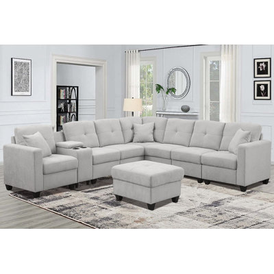 Canapé modulaire, LIGHTGREY