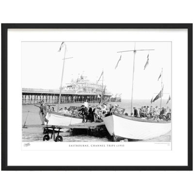 Eastbourne, Channel Trips C1955 1 Piece Single Picture Frame Wall Art