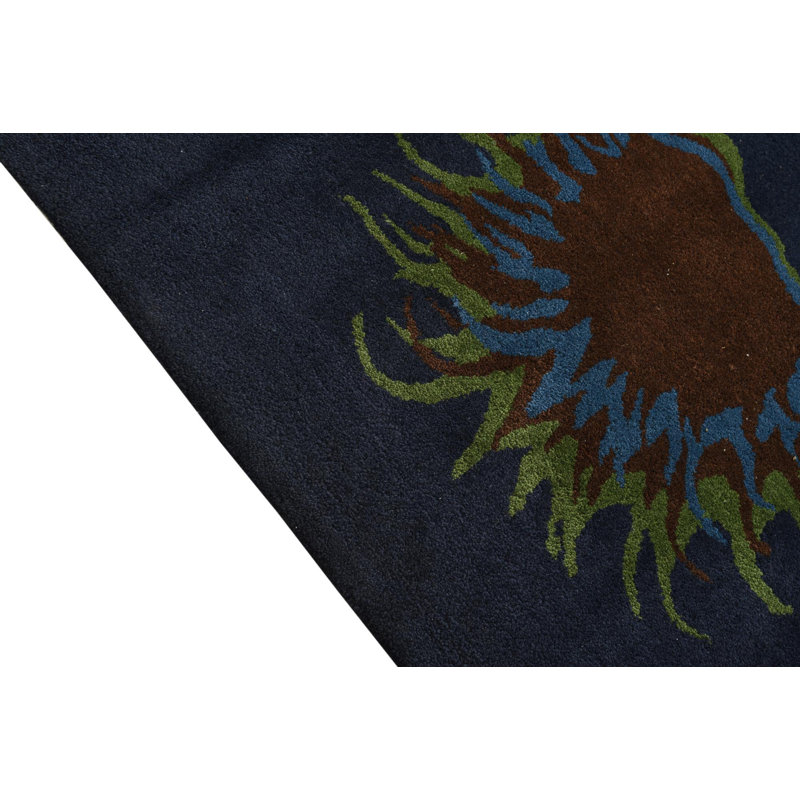8 Ft Square Parris Navy Blue Rug