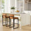Counter Stool with Metal Frame-1812382969-1826365086