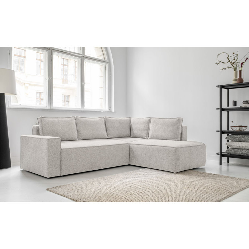 Brave Dave 6 Seater Corner Sofa , Beige