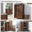 Commode 5 tiroirs avec porte de grange coulissante Charithra-185264707