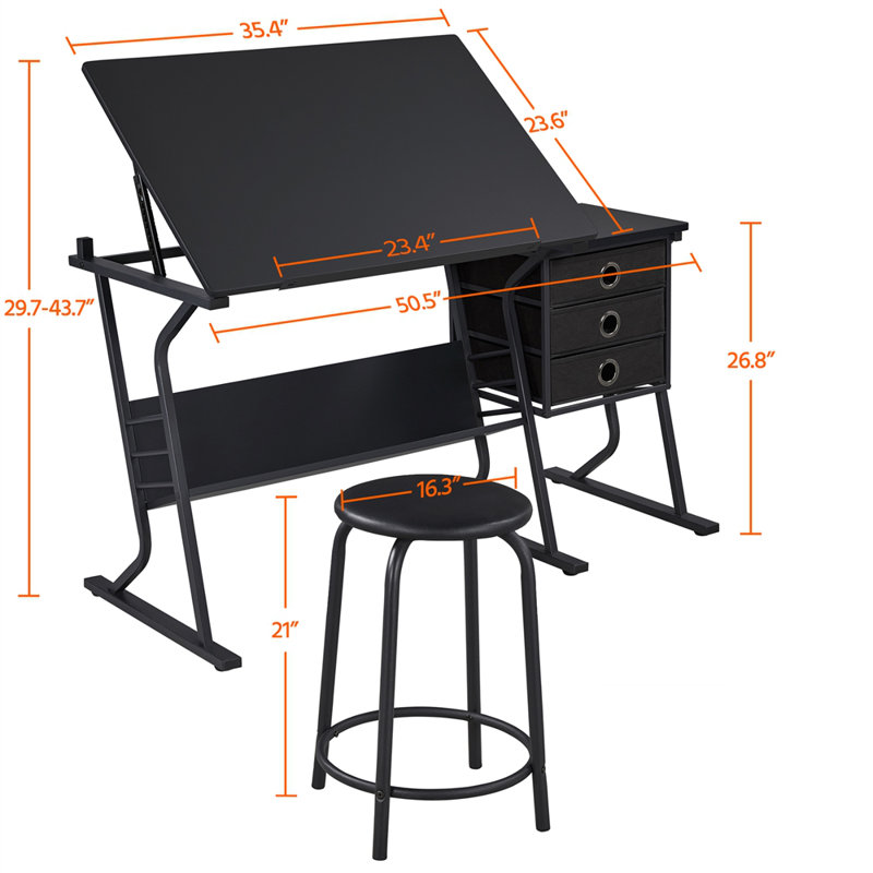 Sonique Adjustable Drafting Table