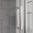 72 Inches High Bi - Fold Swing Pivot Shower Door With 1/4" Tempered Glass, Zinc Alloy Handles, And Waterproof Performance 32 33 In. W X H  6Mm  Clear Finish Hardware, Reversible Installation For-124249954