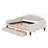 Full Size Upholstered Tufted Daybed With Drawers