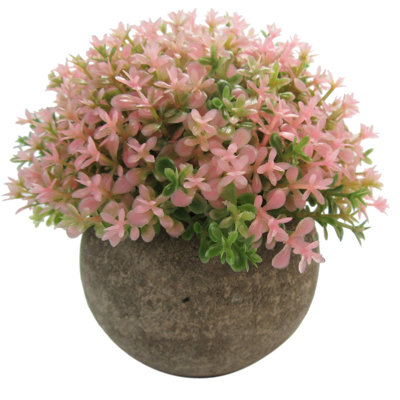 Mini topiaire artificielle en pot