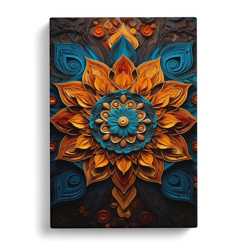 Mandala Neo-Plasticism - Print, 60cm H x 40cm W x 3cm D