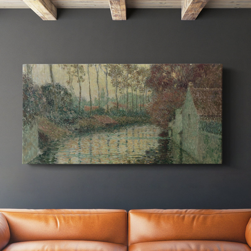 Série paysage - CDLVI - Toile tendue avec châssis - Prêt à accrocher, H 20 po x l 40 po