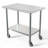 Stainless Steel Top Height-Adjustable Workbench with Wheels-79467686