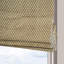 Fabdivine Brown 100% Blackout Pure Linen Roman Shade or Blinds Hand Block Print Floral Perfect for Window Treatment, French Doors, Living or Bedroom, Kitchen, and Hall, Elegant, Tarz-2145007825