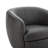 Marcy Geniue Leather Swivel Barrel Chair-1332775184