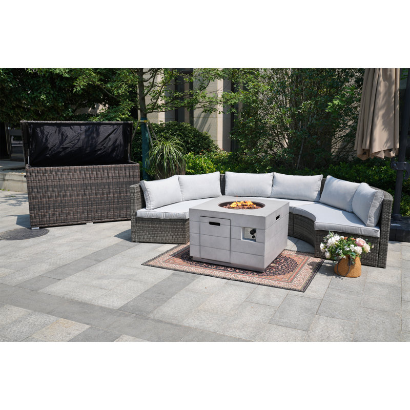 6 - Person Patio Conversation Set with Cushions