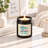 Scented Jar Candle with Glass Holder