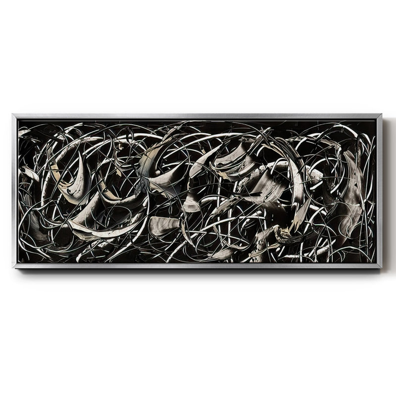 Linear Movement II - Framed Canvas