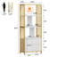 159.6 cm H x 60 cm W Iron Bookcase