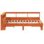 Bookcase Bed Without Mattress Solid Wood Pine-1938820481-1922085636